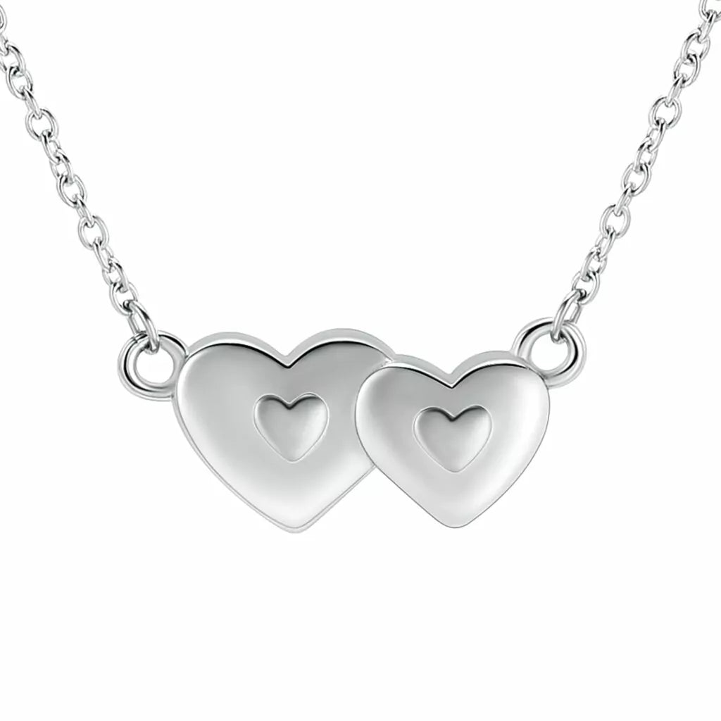 Ash pendant - Hearts with double ash chamber