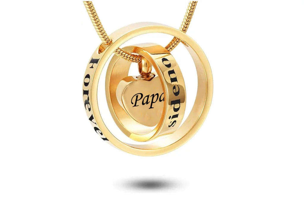 Ashanger - Rondvormig Goud mama/papa/oma/opa