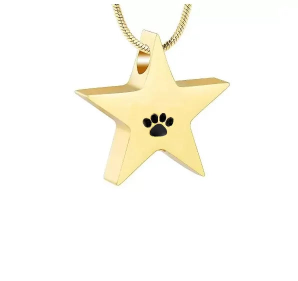 Dieren ashanger - Ster met pootafdruk