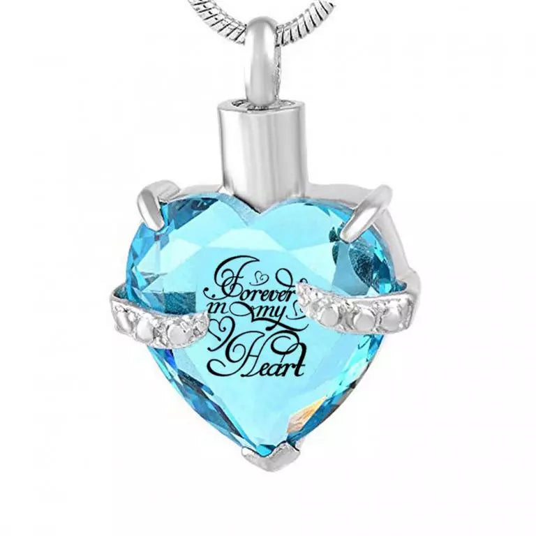 Ashanger - Hartje met gravure Forever in my Heart