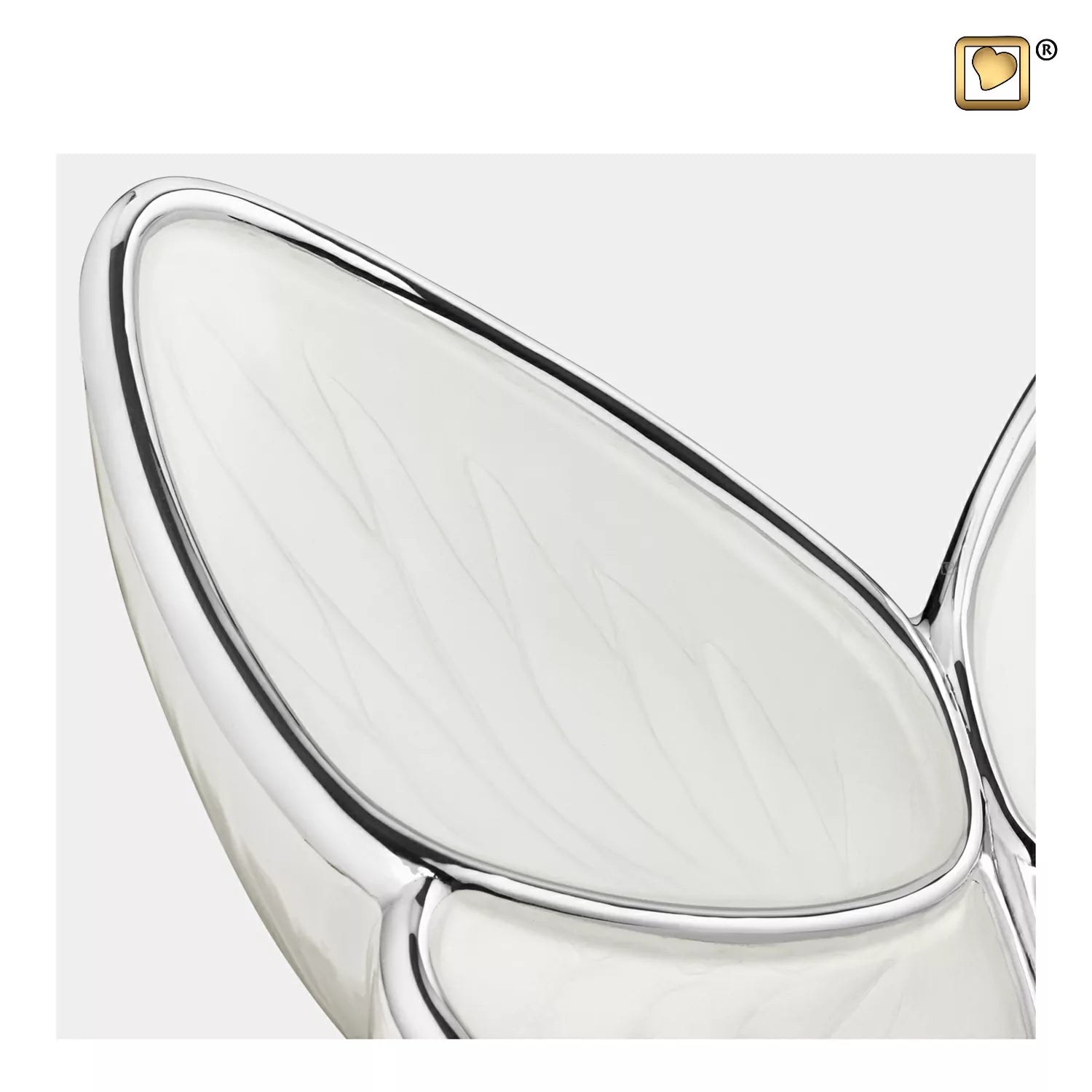 Pet Urn - White Butterfly - LoveUrns
