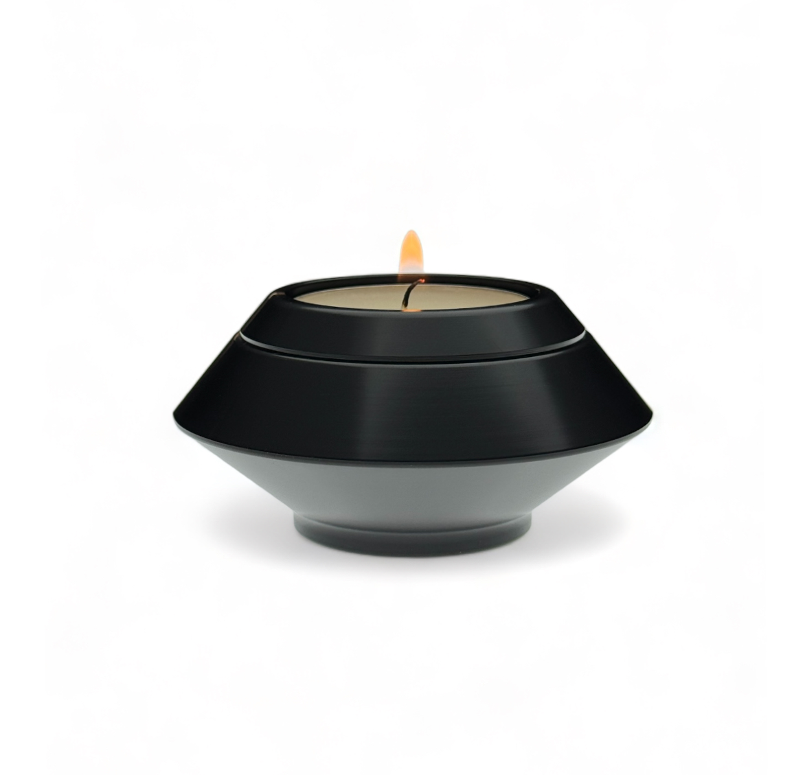 Metalen mini urn waxinelichthouder