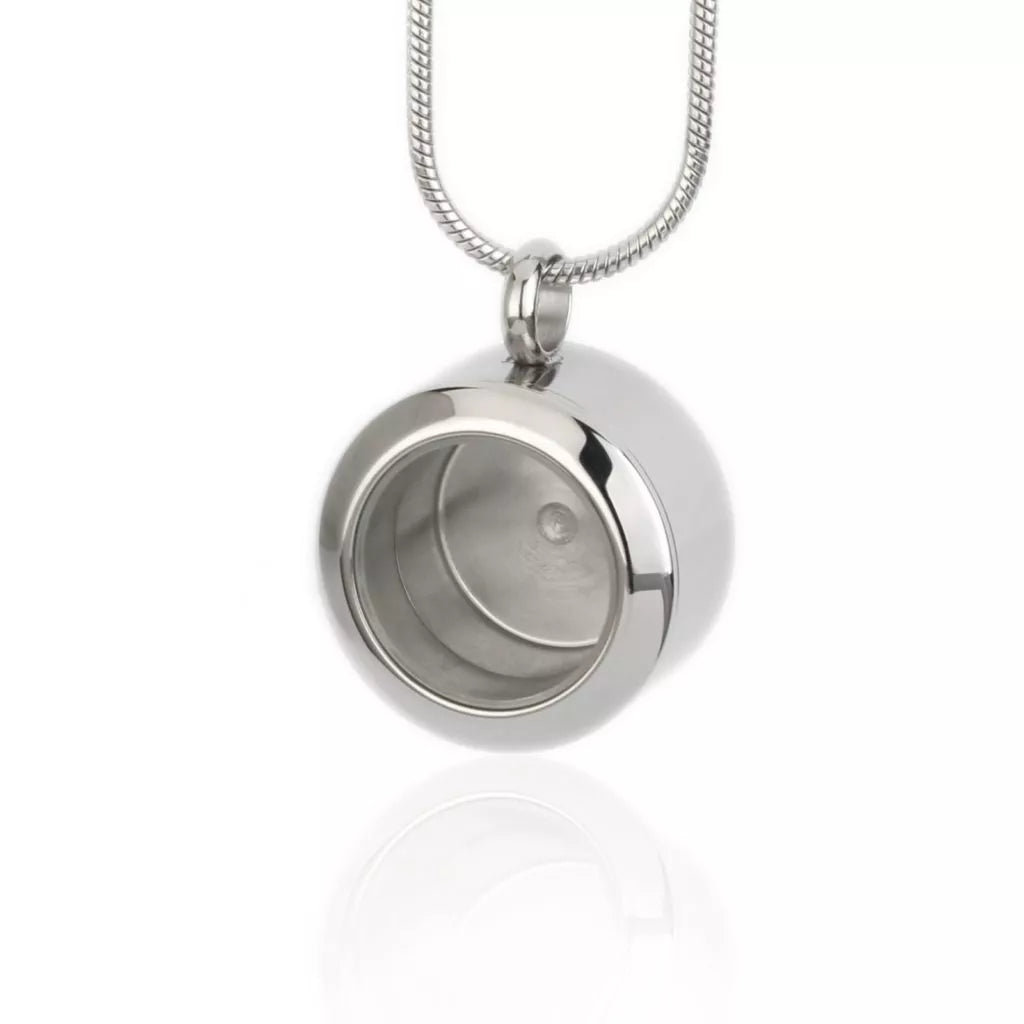 Ash pendant - Medallion with visible ash processing