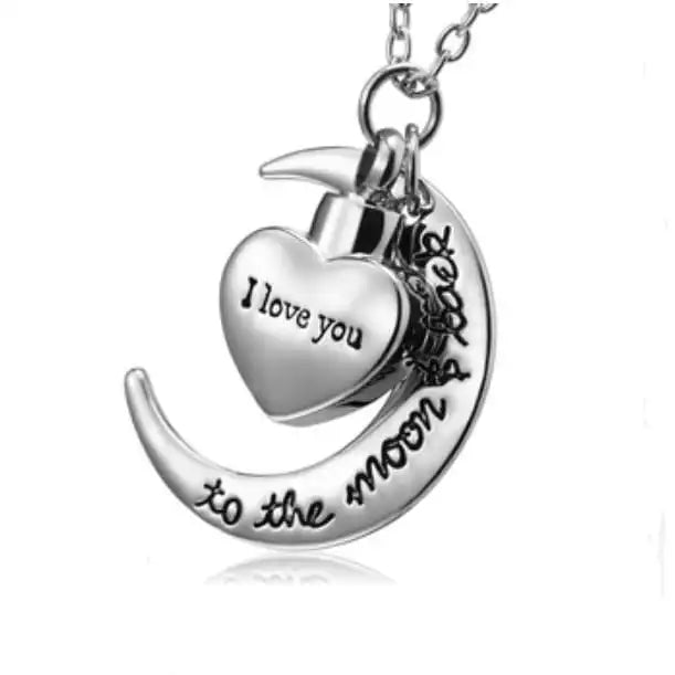 Ash pendant - Love to the moon & back