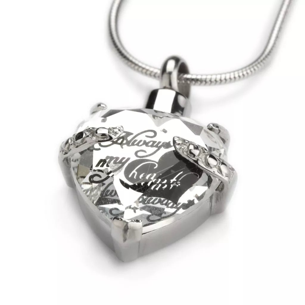 Ashanger - Hartje met gravure Always on my Mind