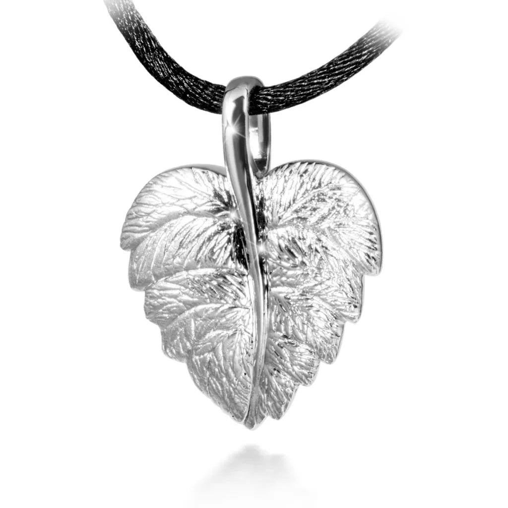 Silver ash pendant - Leaf