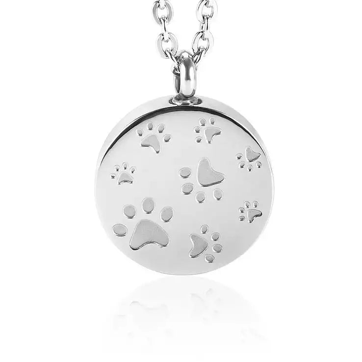 Animal ash pendant Silver - Dog