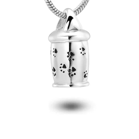 Animal ash pendant Silver - Dog