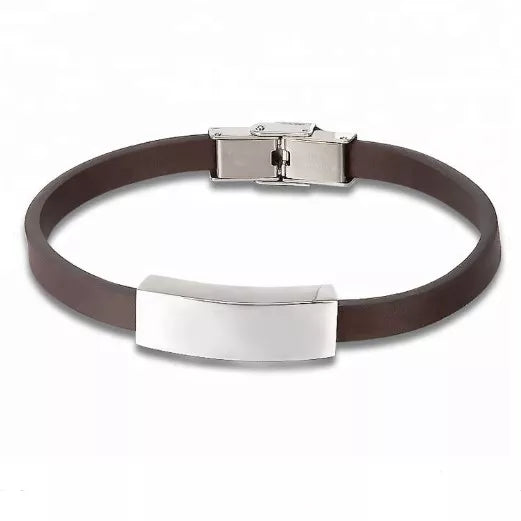 Ash bracelet - Brown leather