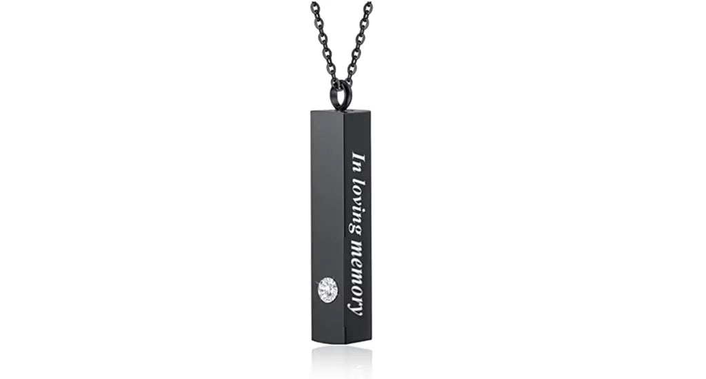 Ash Pendant - Cylindrical In Loving Memory