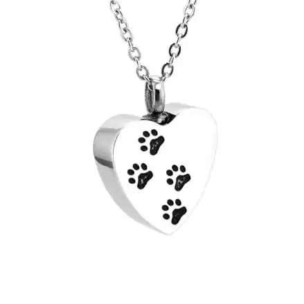 Animal ash pendant Silver - Dog