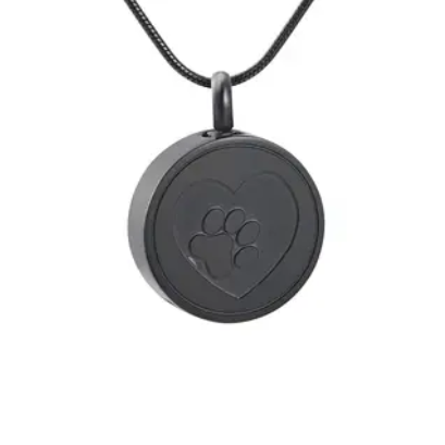 Animal ash pendant Silver - Dog