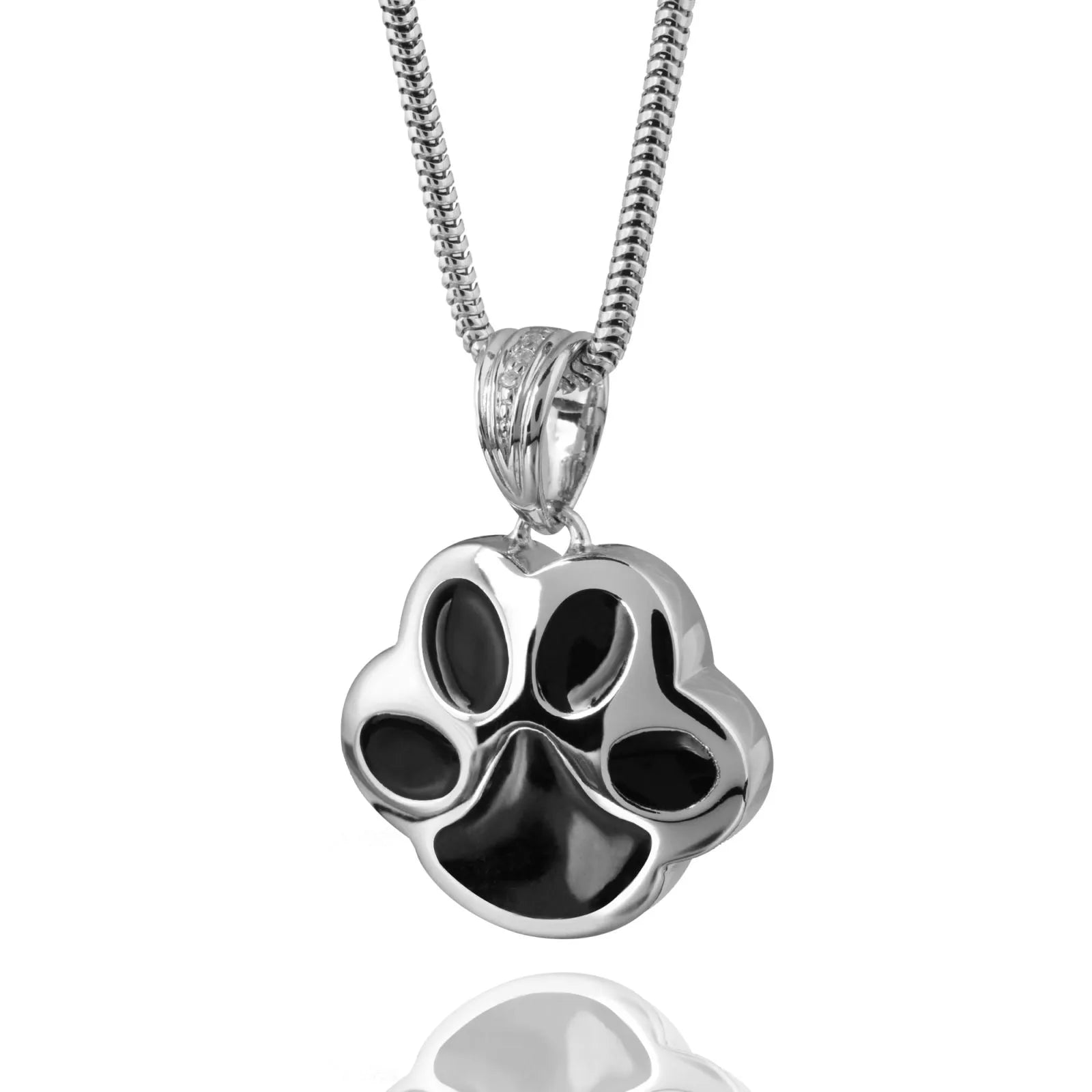 Animal ash pendant Silver - Dog