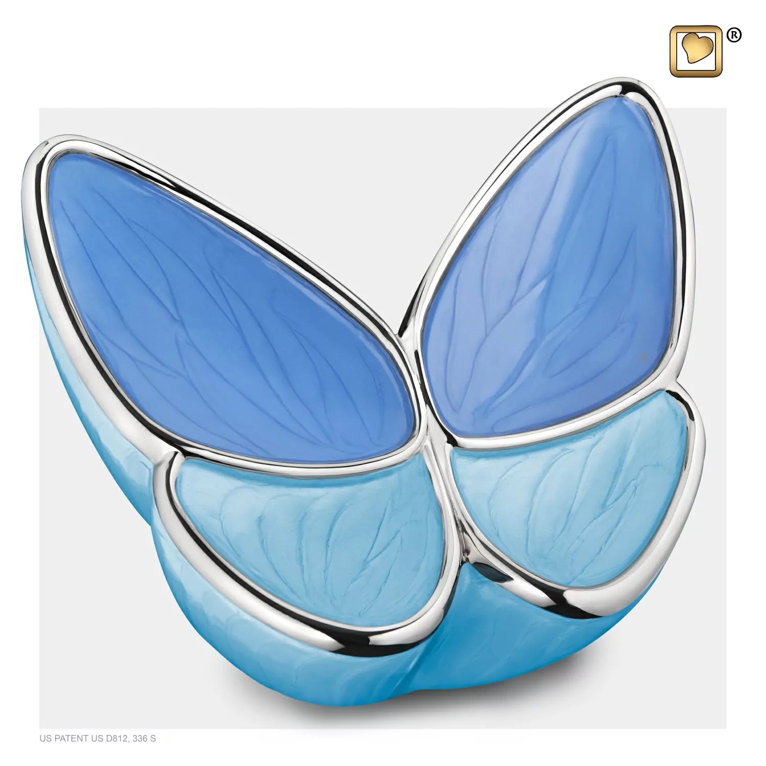 Dierenurn - Blauwe vlinder - LoveUrns