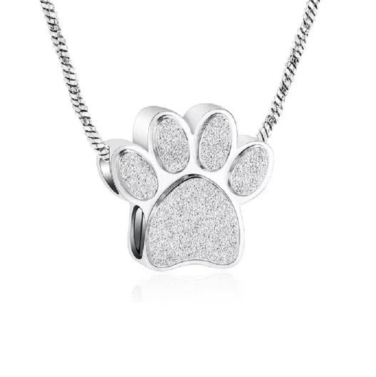 Animal ash pendant Silver - Dog