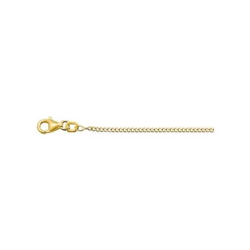 Necklace gold - necklace gourmet link
