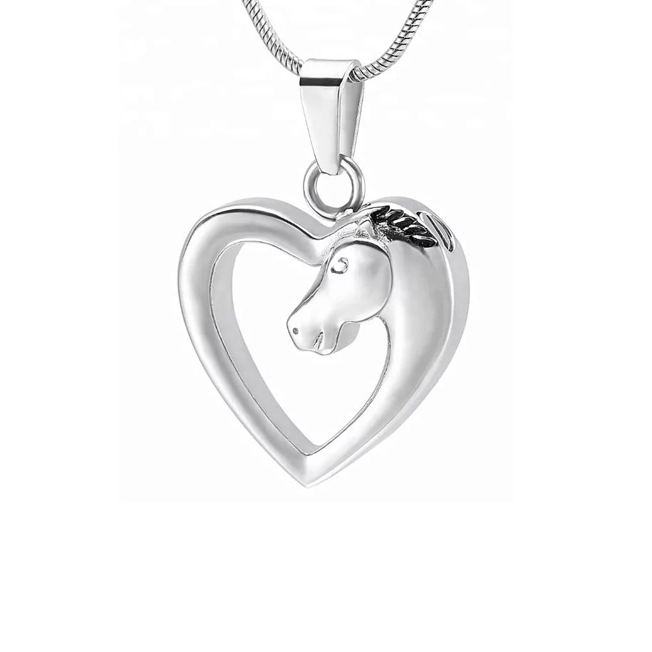 Animal ash pendant Silver - Dog