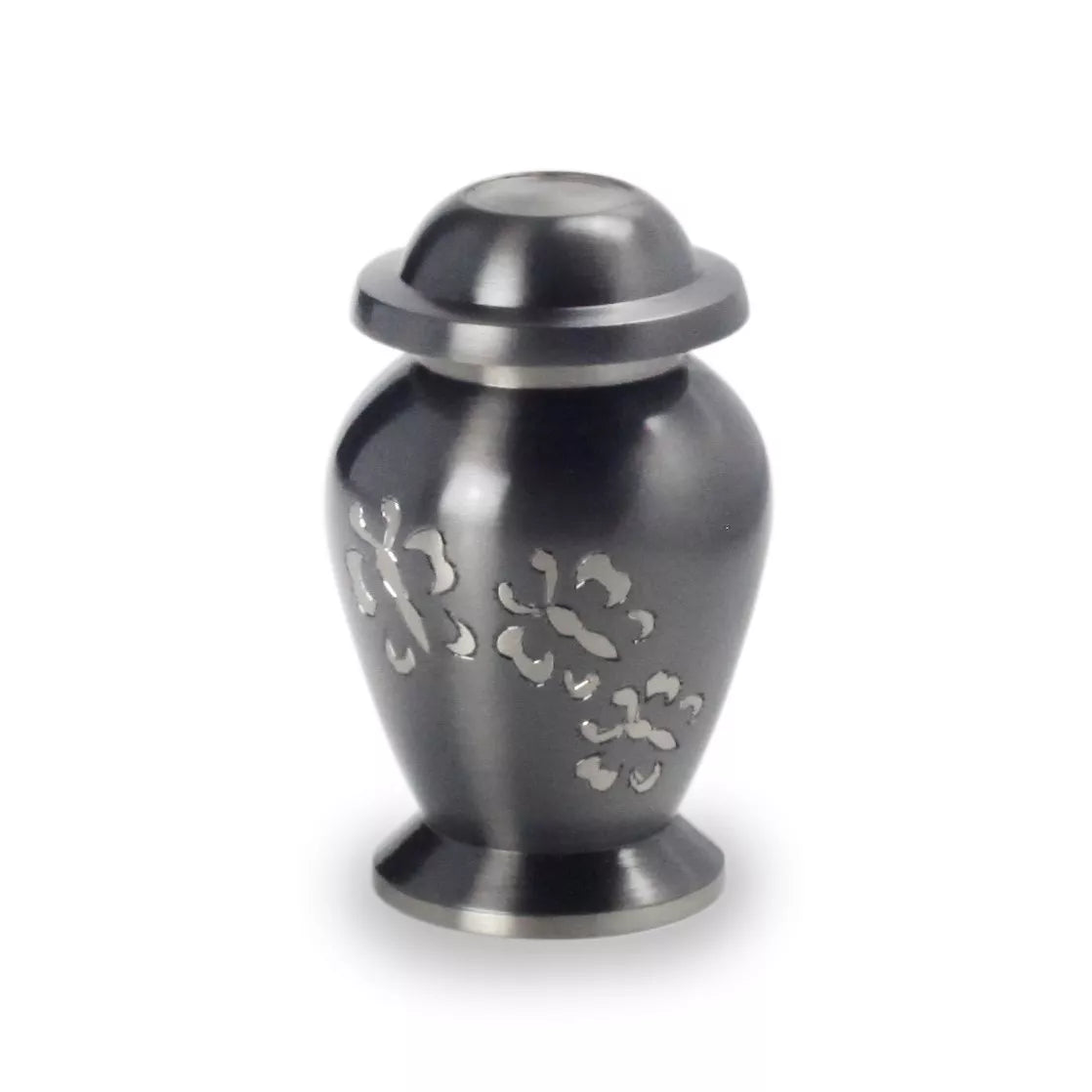 Brass mini urn - butterfly design