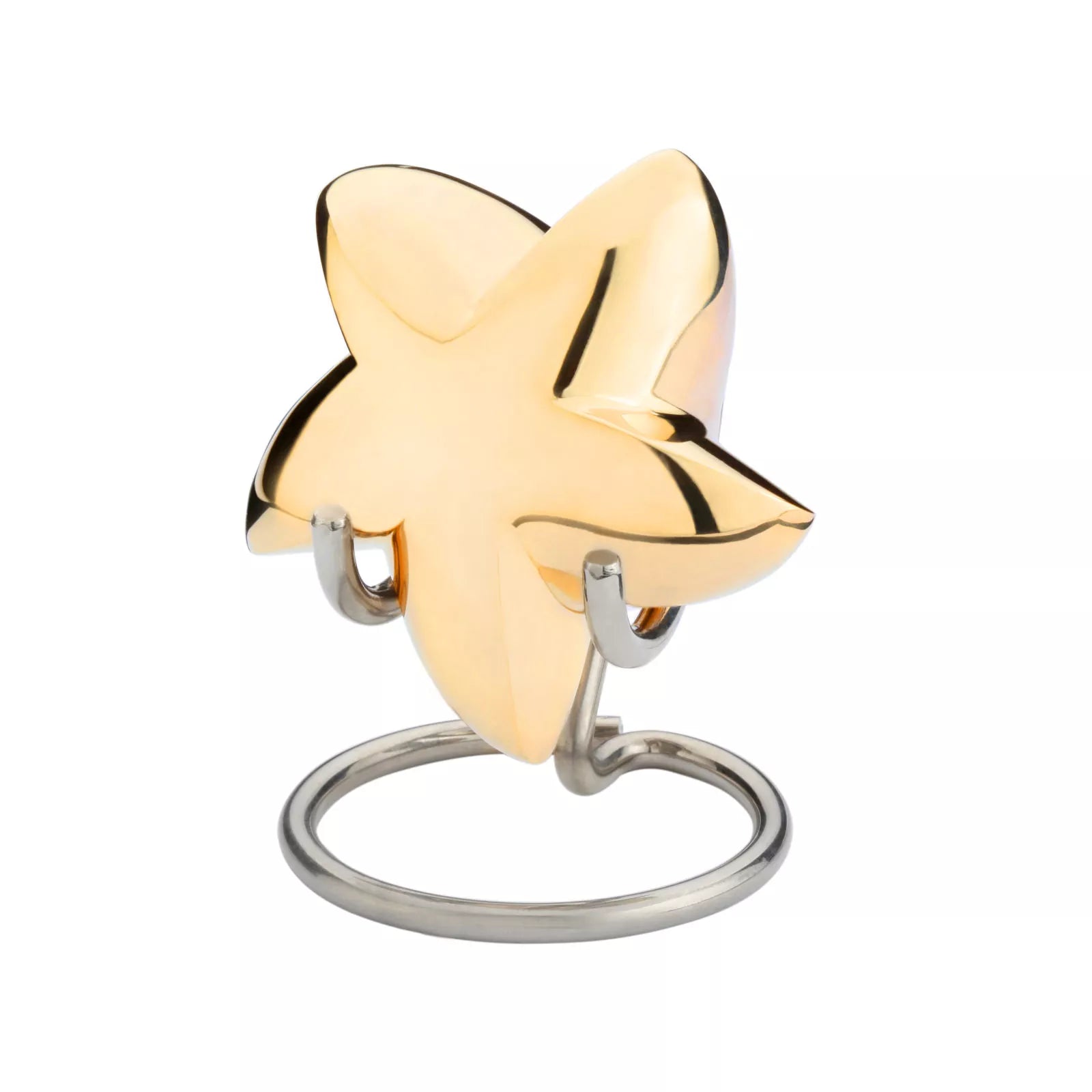 Brass mini urn - Star shaped