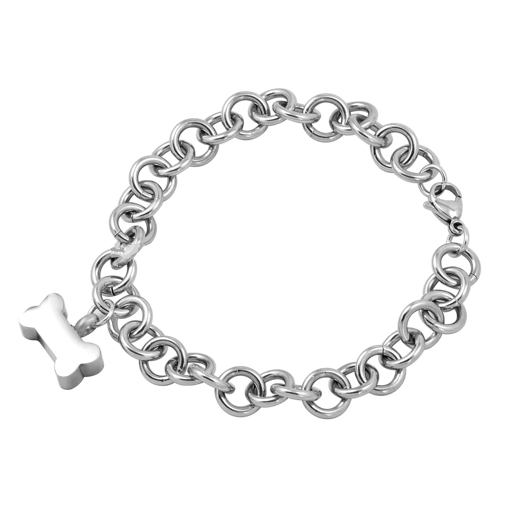 Animal ash bracelet - small dog bone