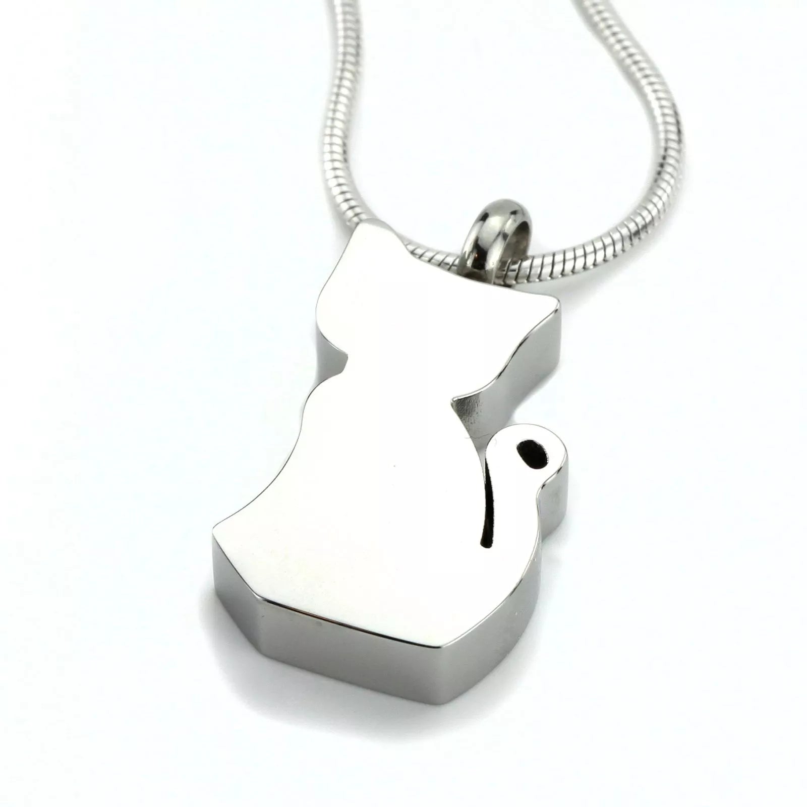 Animal ash pendant Silver - Dog