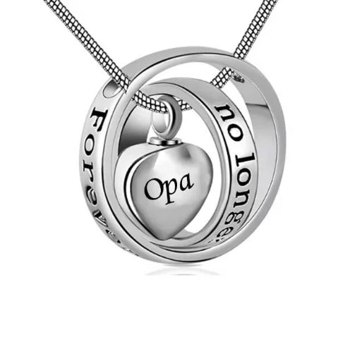 Ashanger - Rondvormig Zilver mama/papa/oma/opa
