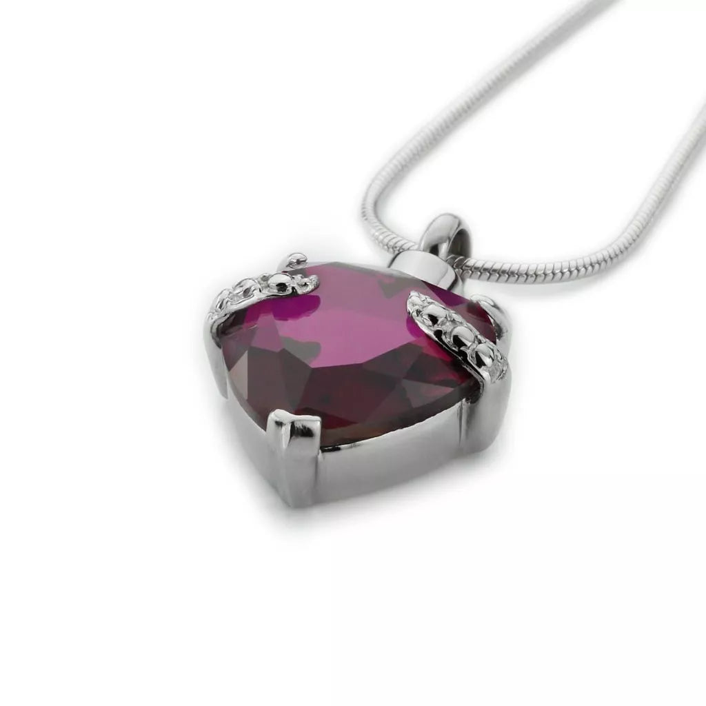 Ash pendant - Colored stone