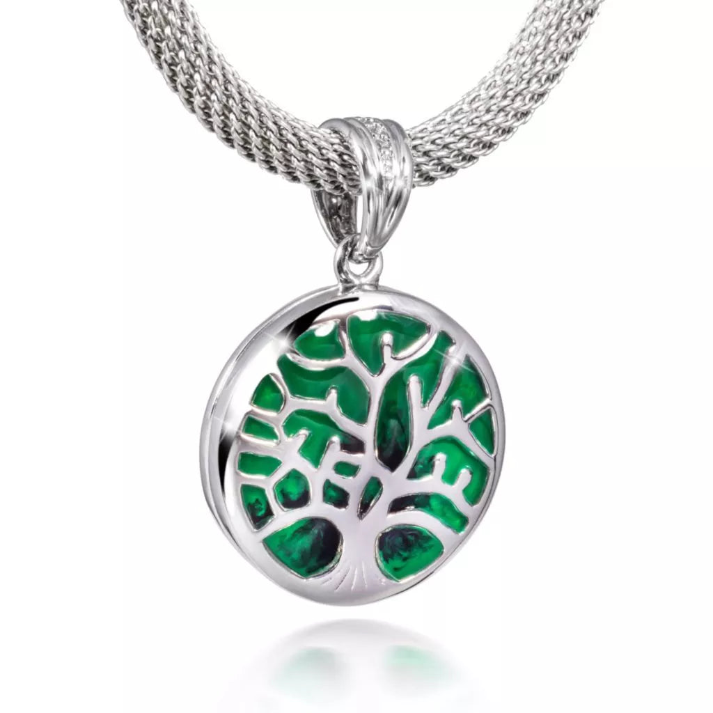Silver ash pendant - Tree of Life